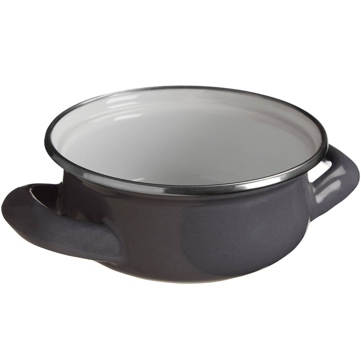 Porter Enamel Mini Casserole Dish - Grey