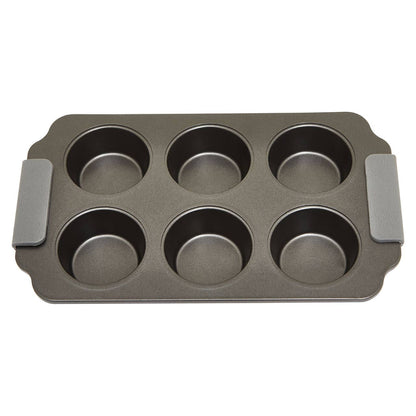 From Scratch Grey Six Cup Muffin Tray.