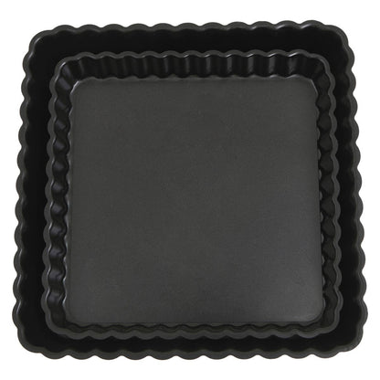 From Scratch Set Of Two Fluted Quiche Flan Tins