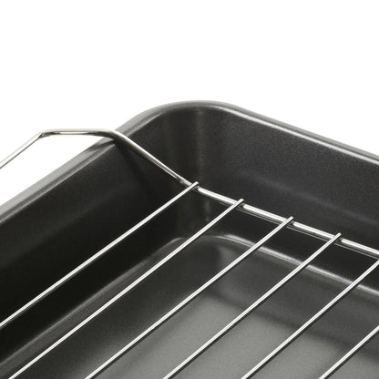 Mari Set of Three Roasting Trays with Wire Racks