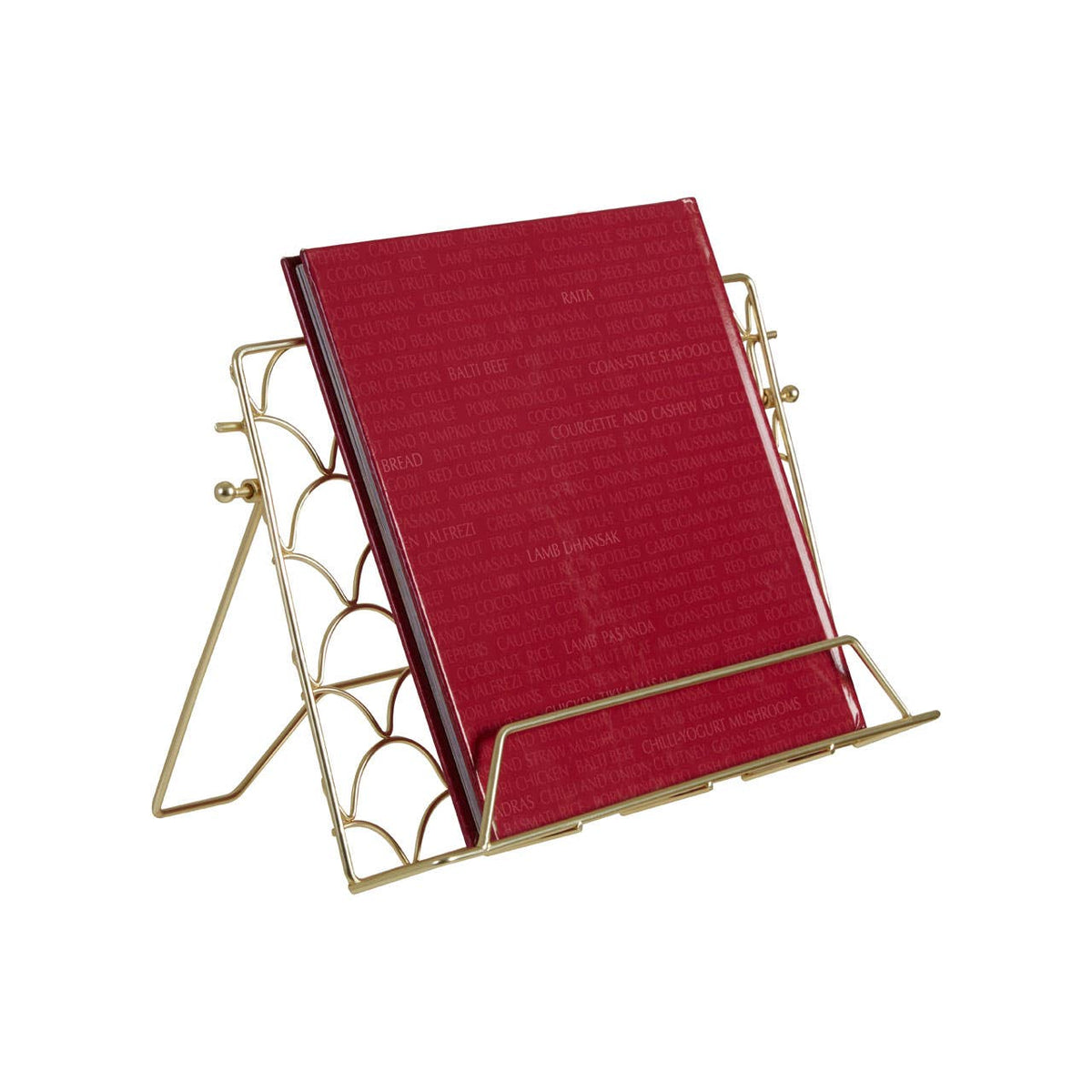 Vertex Deco Matte Gold Cook Book Stand