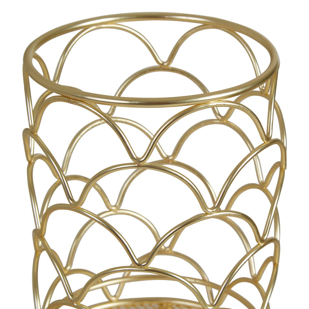 Vertex Deco Matte Gold Utensil Holder