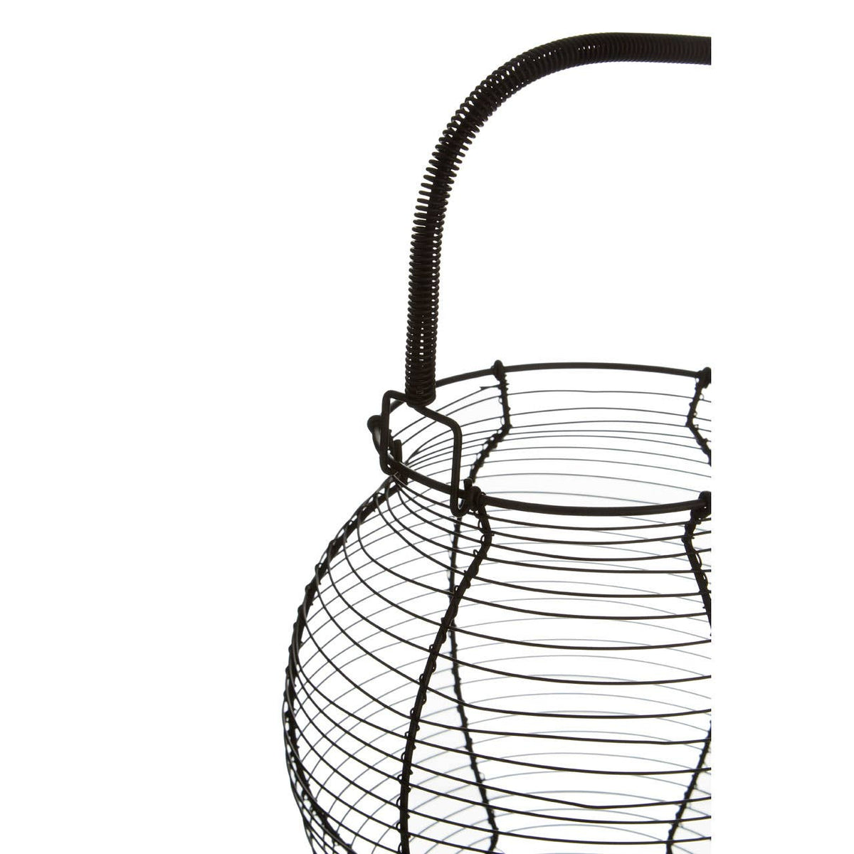 Hygge Matte Black Egg Basket