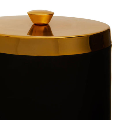 Liberty Black Enamel Finish Bread Bin