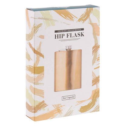 Auden 8oz Gold Finish Hip Flask