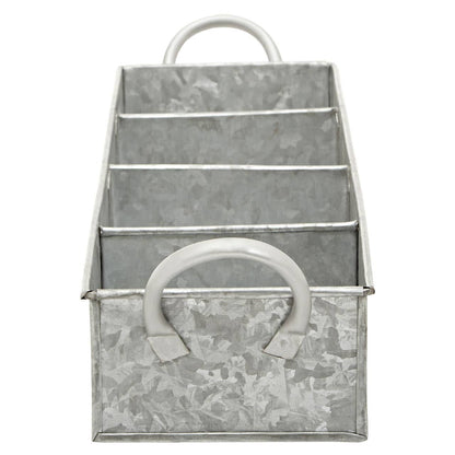 Drummond 4 Compartment Galvanised Steel Rectangular Tray