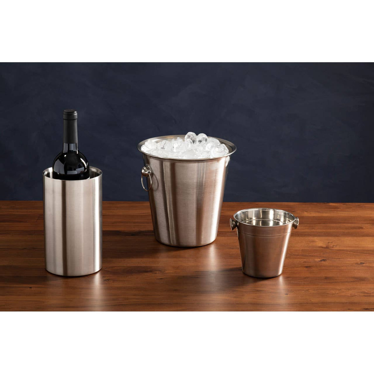 Dakota Stainless Steel Shiny Finish Ice Bucket