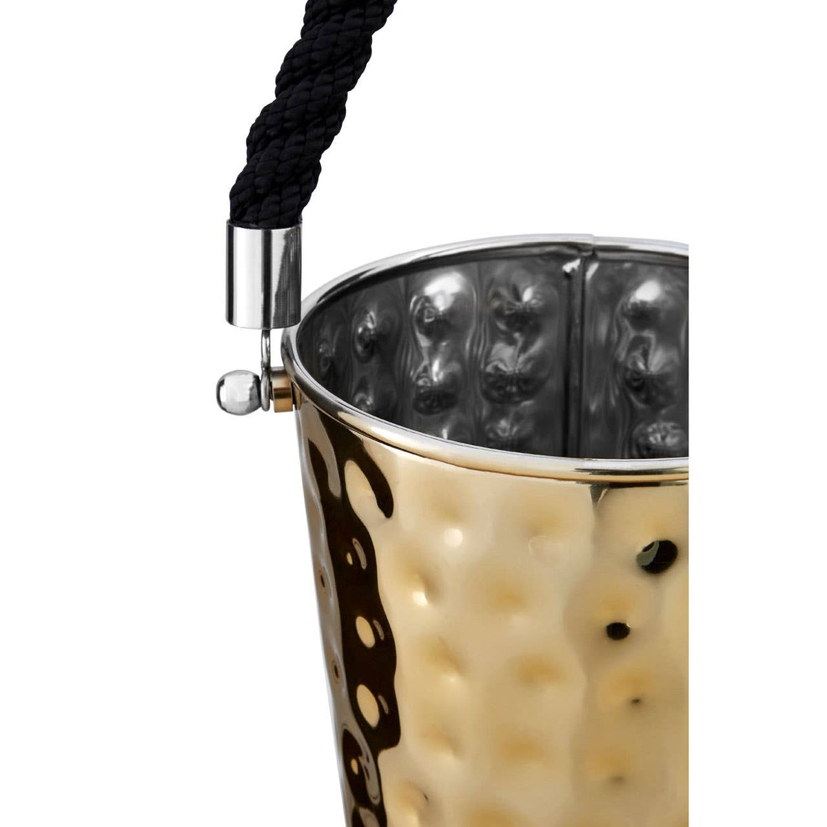 Miressa Small Gold Finish Party Bucket