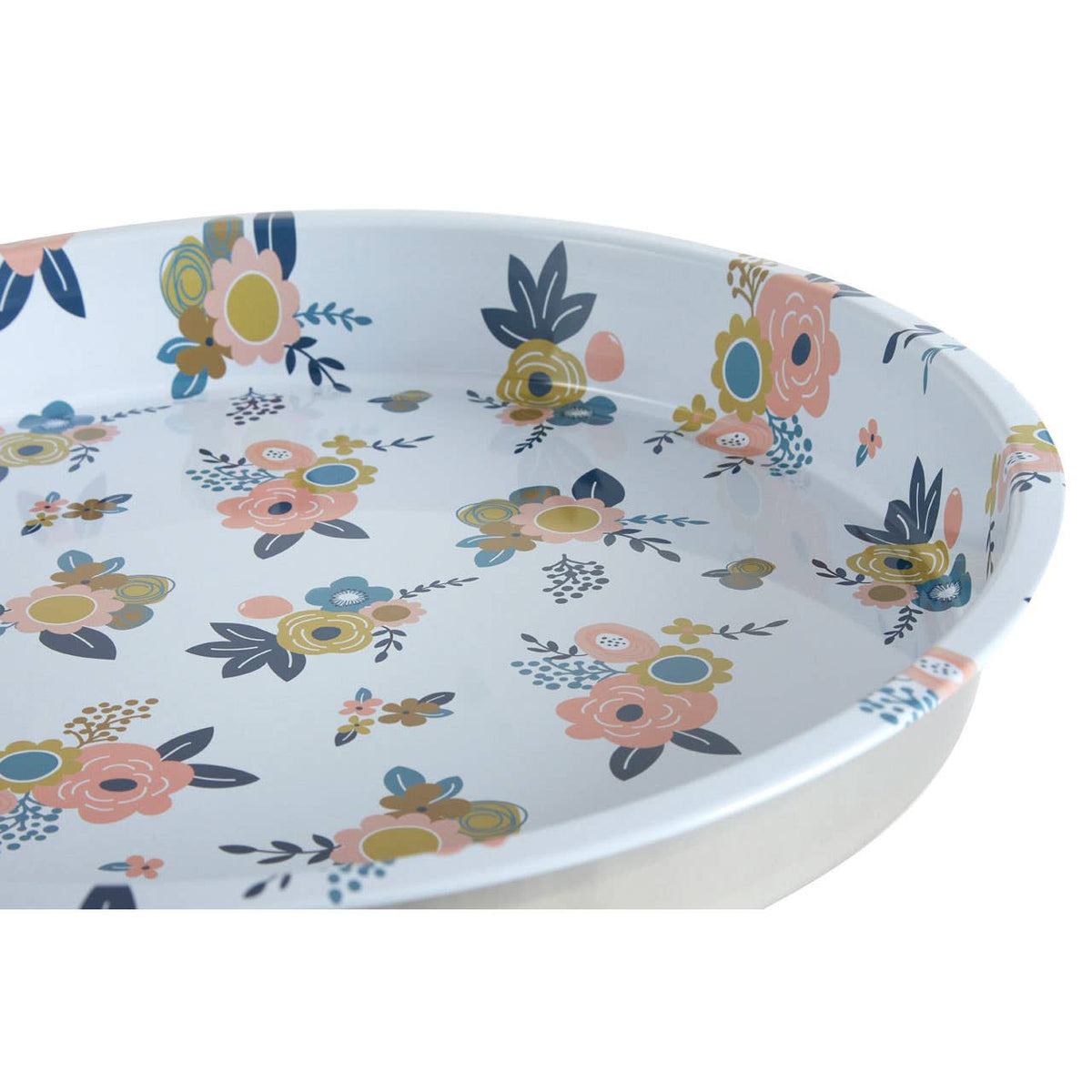Paice Round Metal Serving Tray
