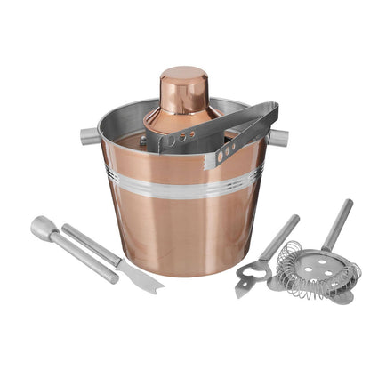 Mixology 7 Piece Bar Set in Rose Gold Finish