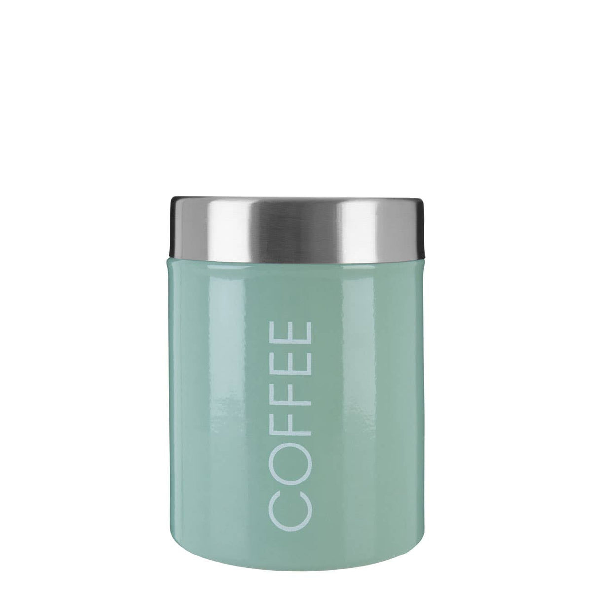 Liberty Sage Green Enamel Coffee Canister