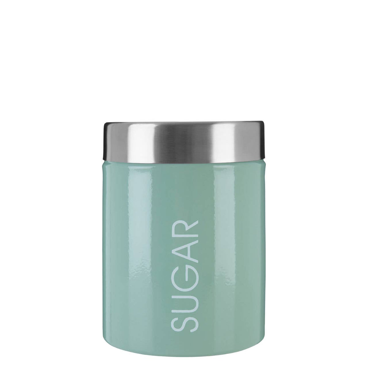 Liberty Sage Green Enamel Sugar Canister