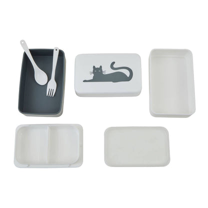 Grub Tub Cat Lunch Box With Cutlery