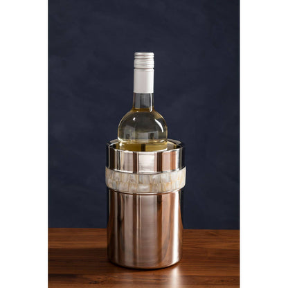 Mother Of Pearl Inlay Design Wine Cooler