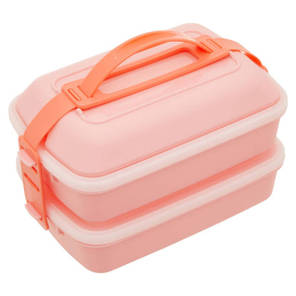 Grub Tub Pink Lunch Box With Cutlery