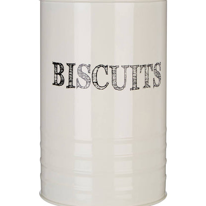 Sketch Cream Biscuit Canister