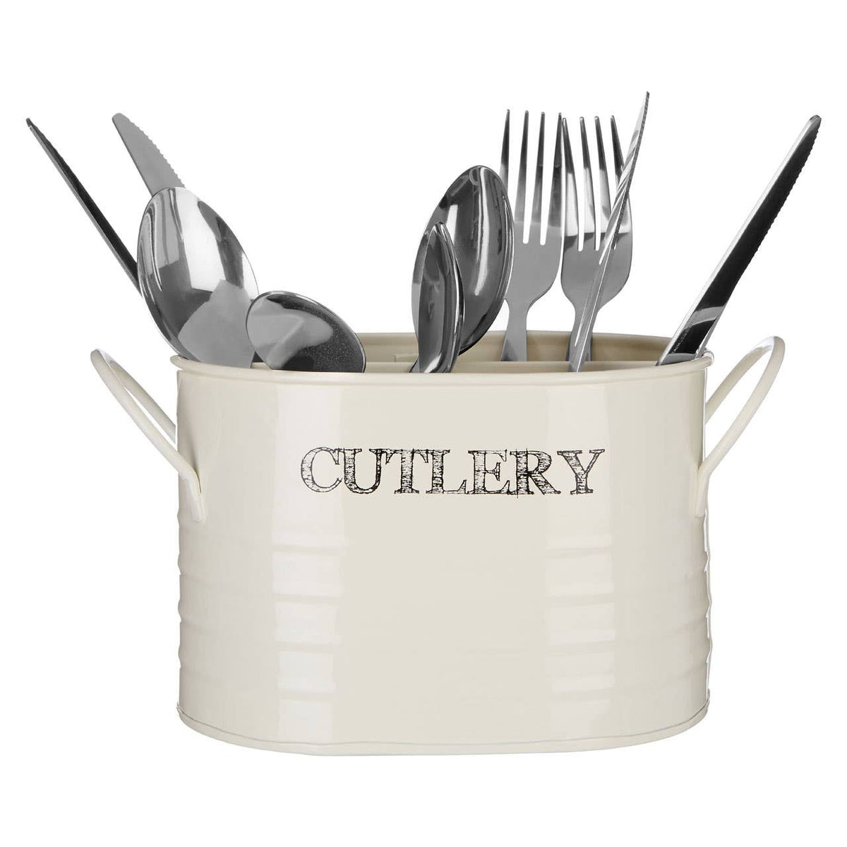 Sketch Cream Cutlery Caddy