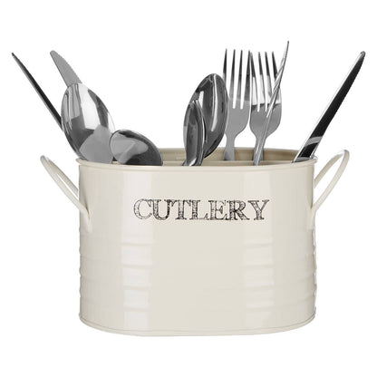 Sketch Cream Cutlery Caddy