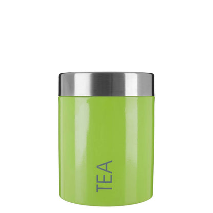 Liberty Lime Green Enamel Tea Canister