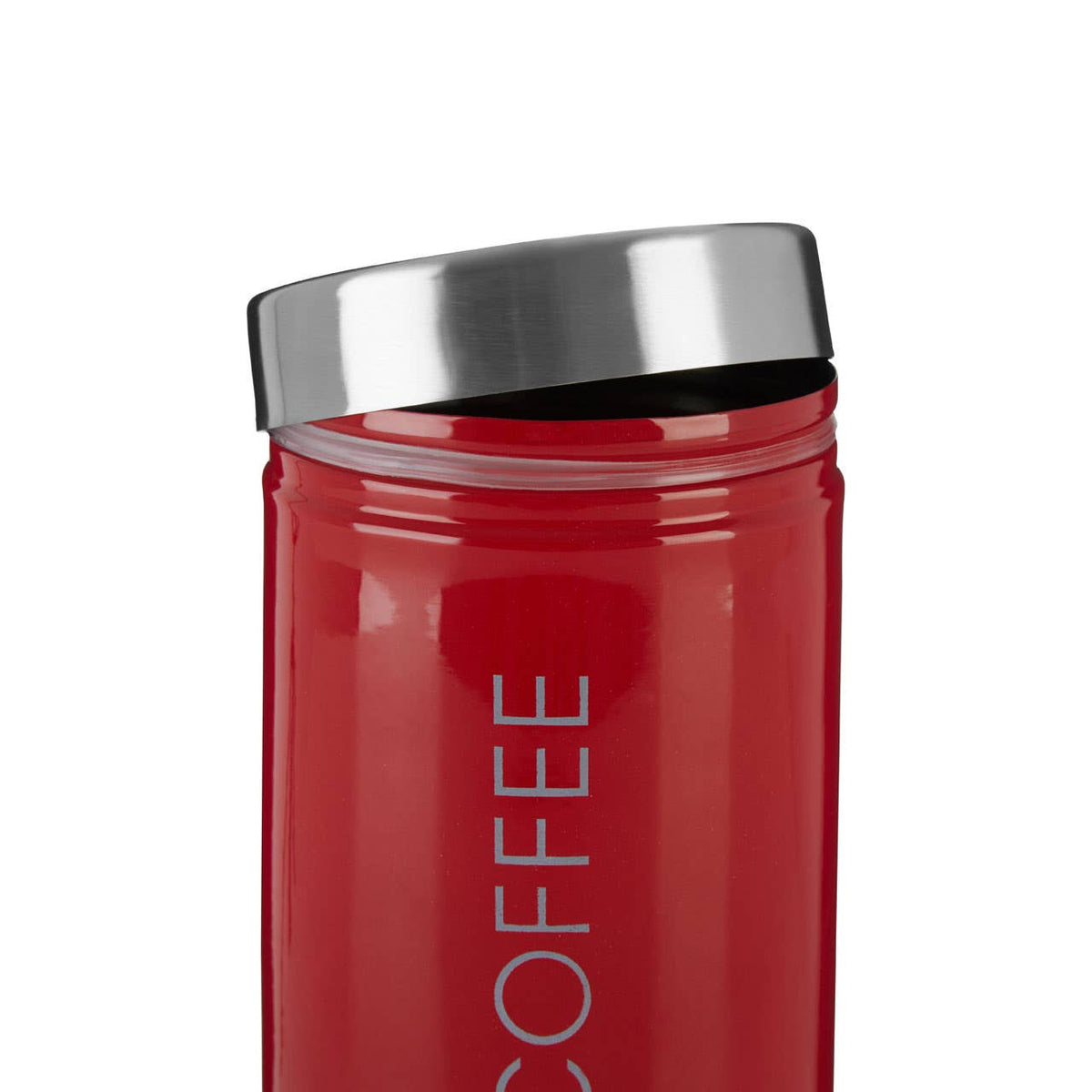 Liberty Red Enamel Coffee Canister