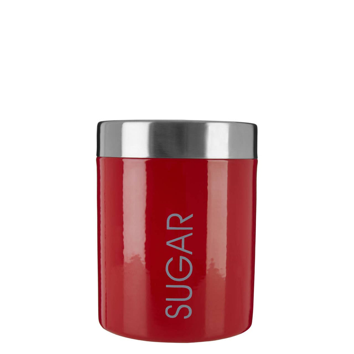 Liberty Red Enamel Sugar Canister