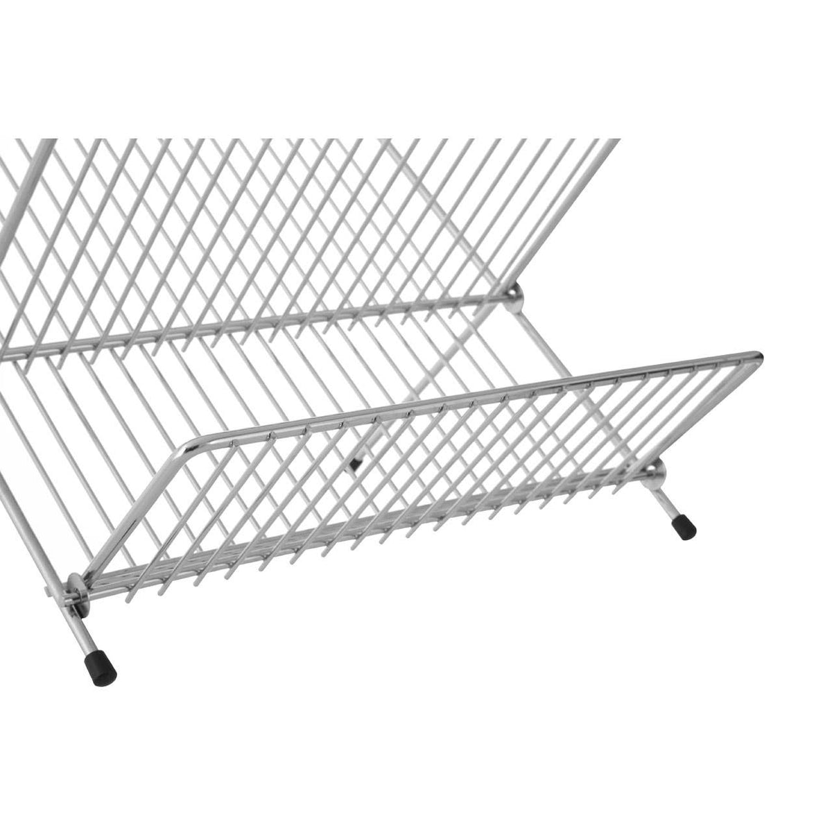 Laurie Small Chrome Folding Dish Drainer