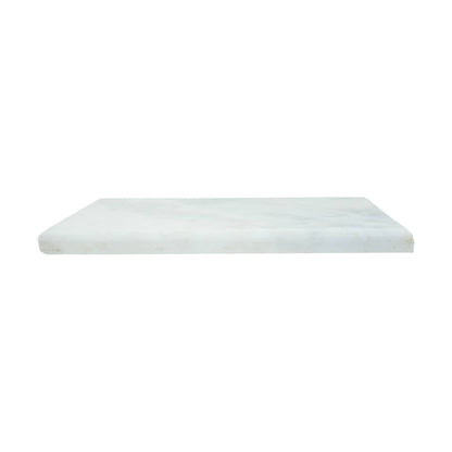 Salerno White Marble Rectangular Chopping and Serving Board