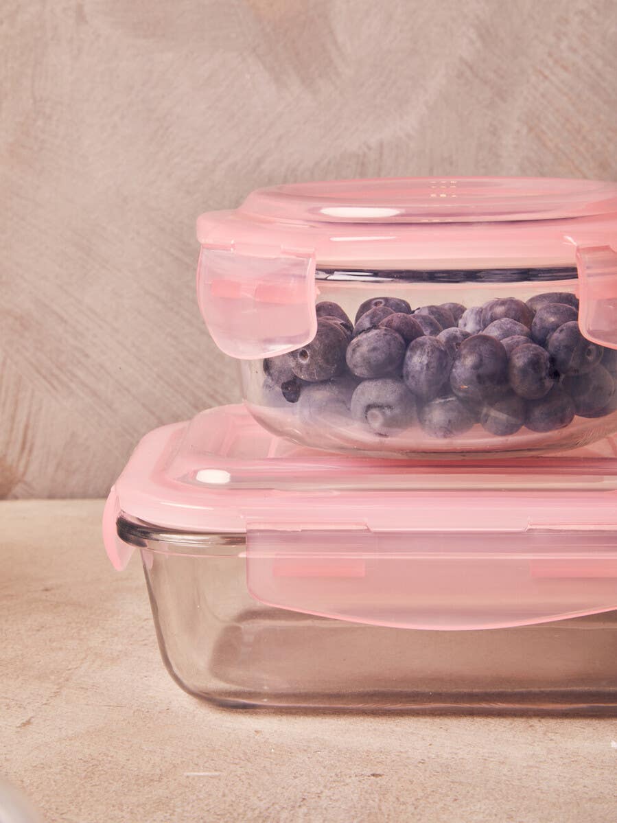 Freska 640ml Rectangular Glass Container