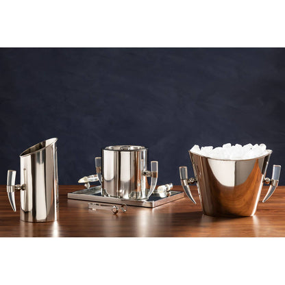 Herne Stainless Steel Pitcher with Acrylic Horn Handle
