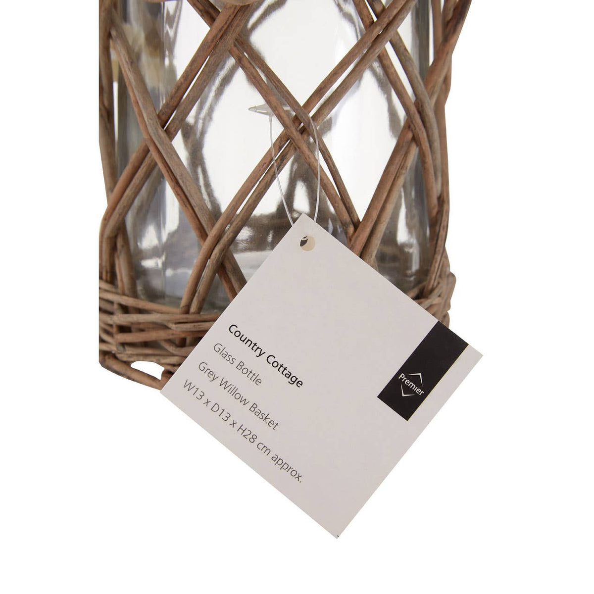 Country Cottage Carafe with Willow Basket