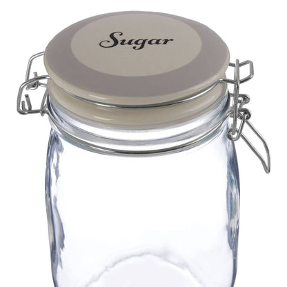 Diego Sugar Glass Storage Jar 1000ml