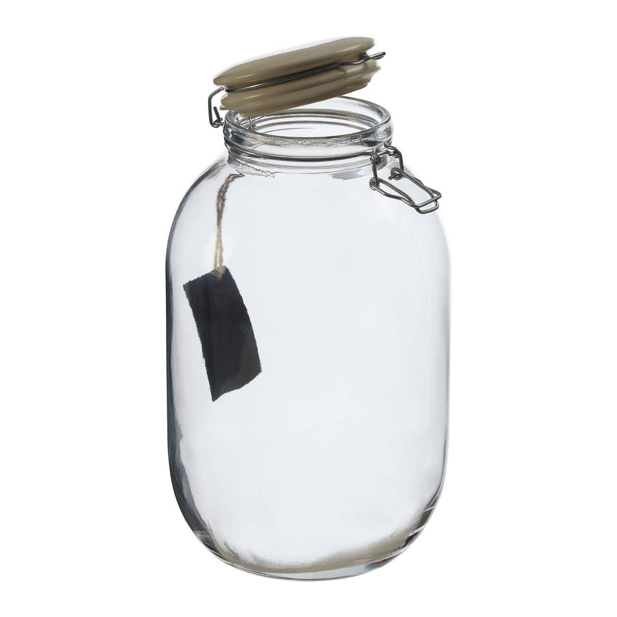 Grocer Large Glass Storage Jar 4200ml