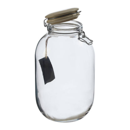 Grocer Large Glass Storage Jar 4200ml