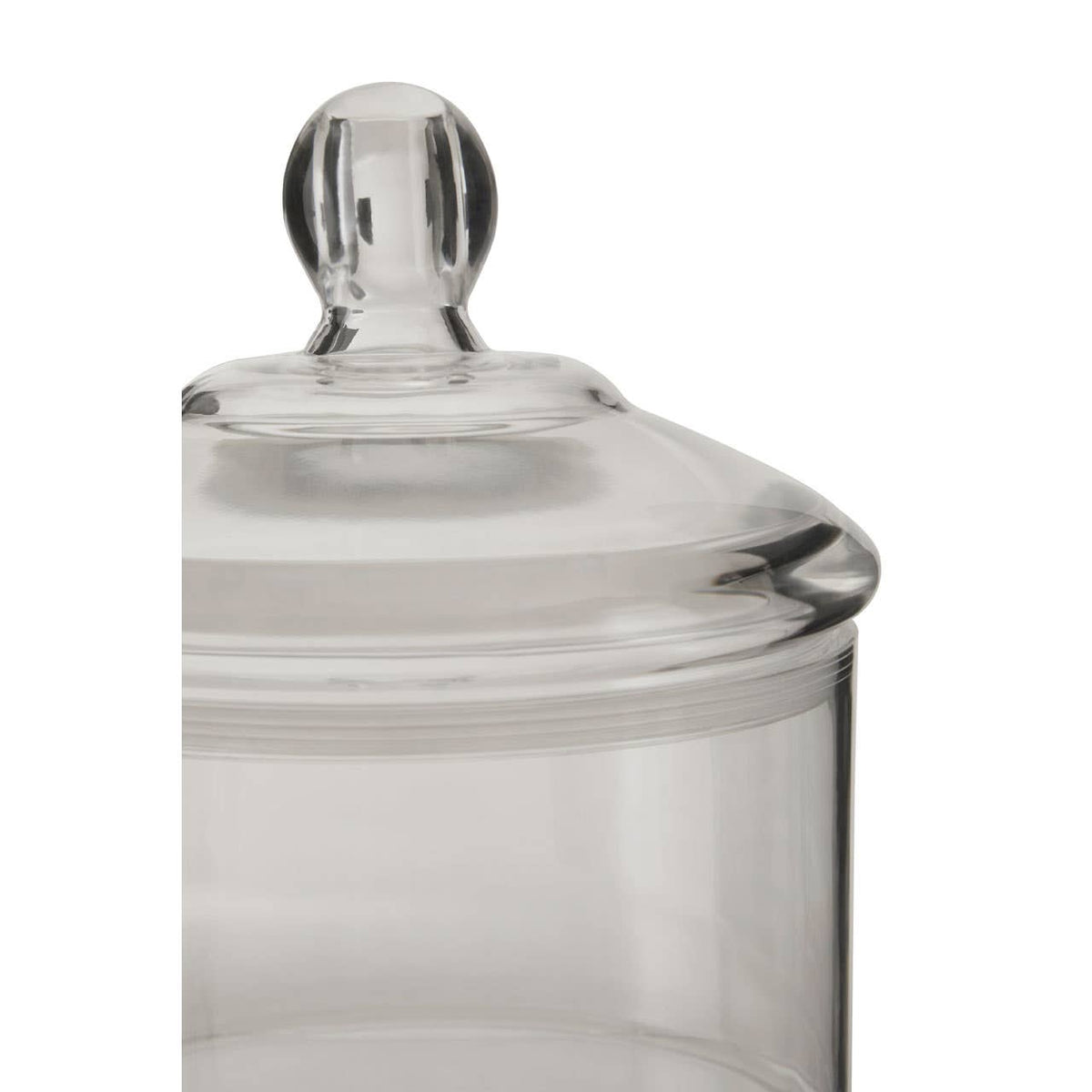 Gozo Transparent Round Jar 800 ml