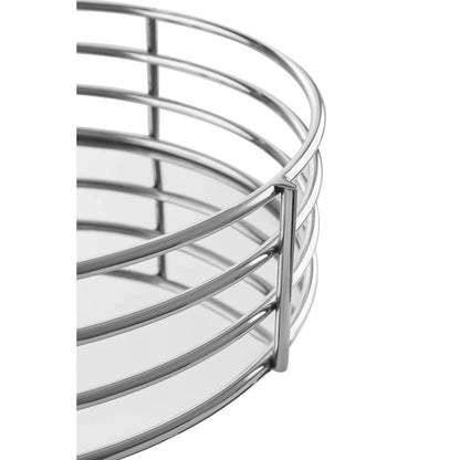 Astro Silver Mirrored Round Tray