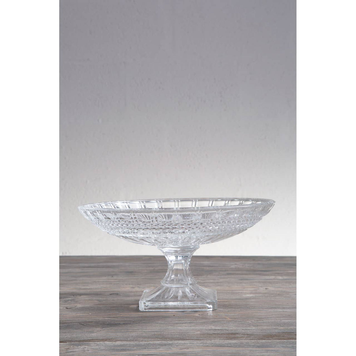 Savita Pedestal Glass Fruit Bowl