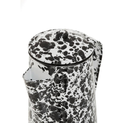 Hygge Black And White Patterned Coffee Pot