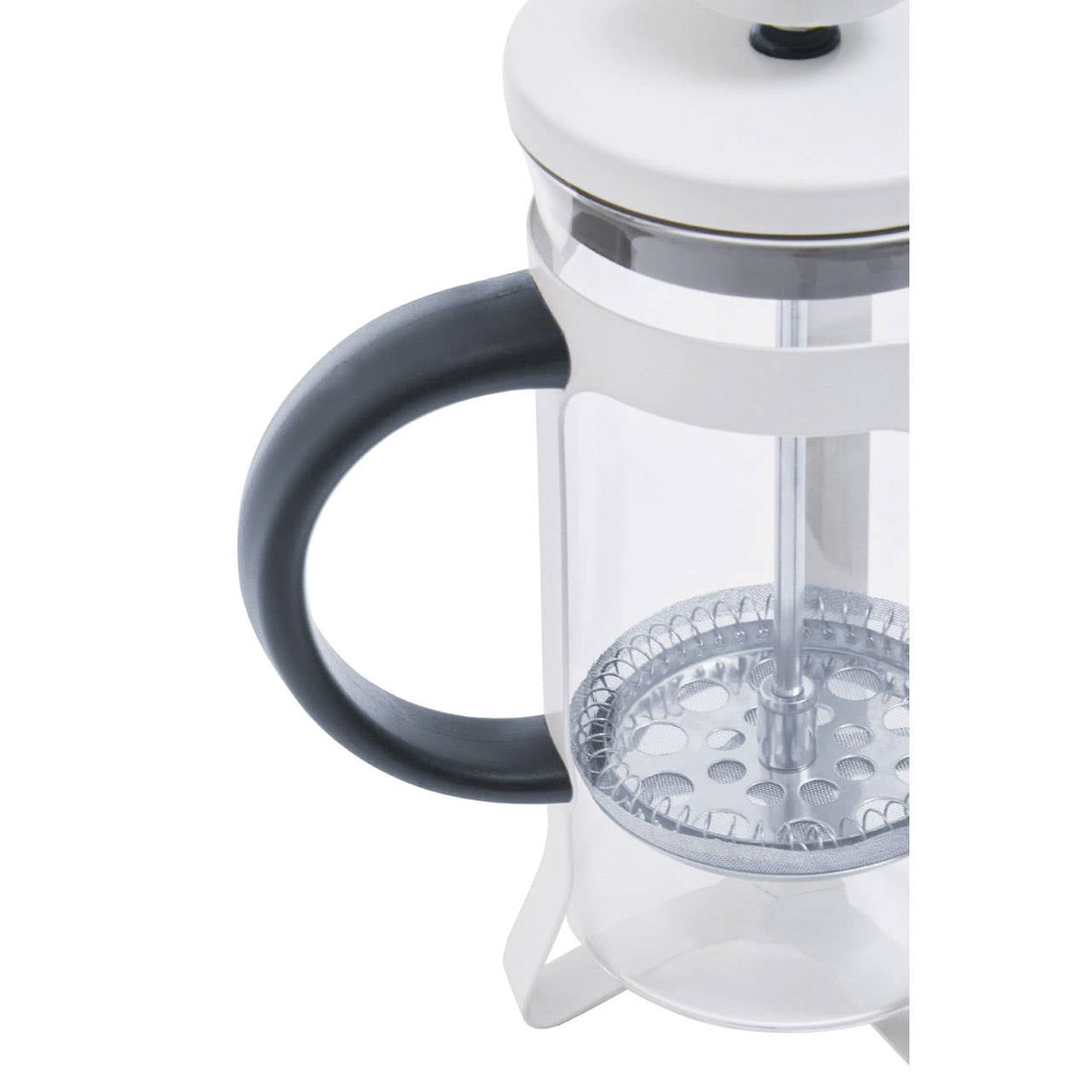 Akeala Matte White Cafetiere 350ml