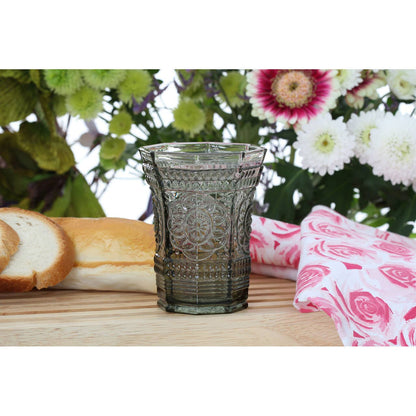 Baroque Smoked Glass Tumbler
