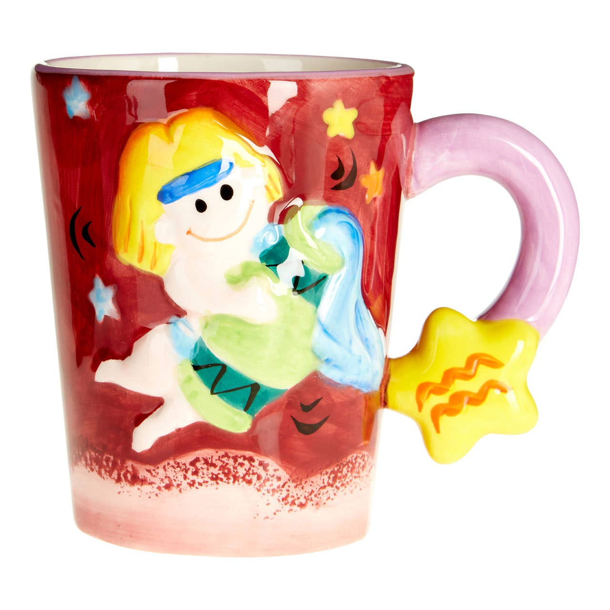 4 Assorted Star Sign Mugs