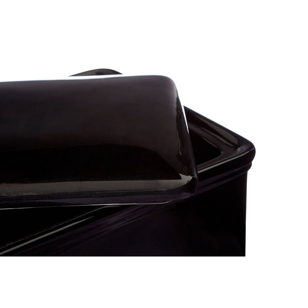 Vintage Home Black Dolomite Bread Crock