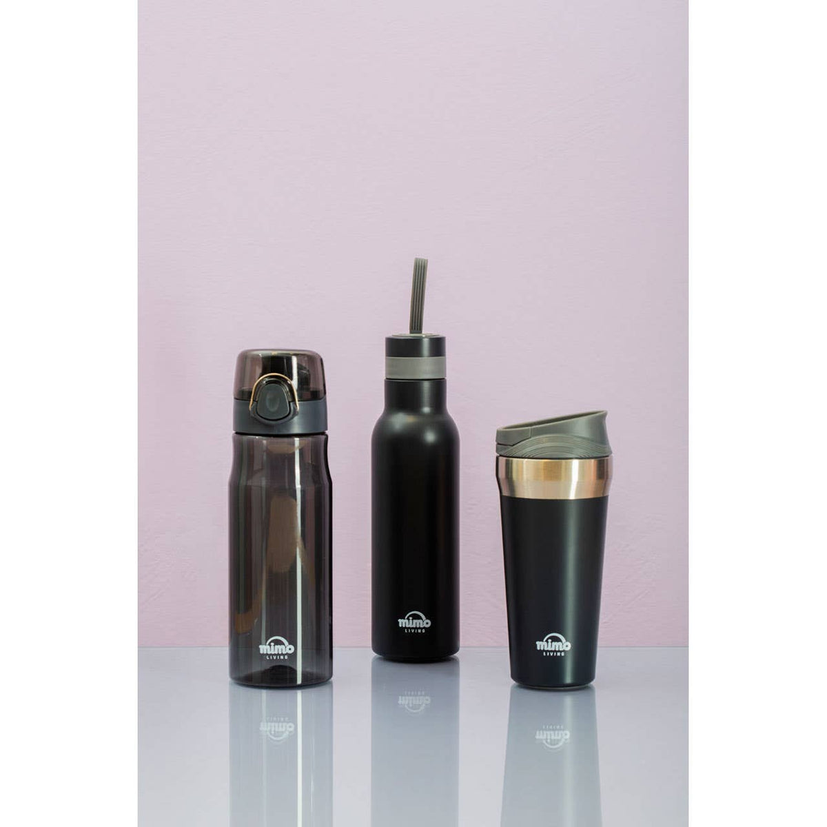 Mimo Grey Matte 500ml Sports Bottle