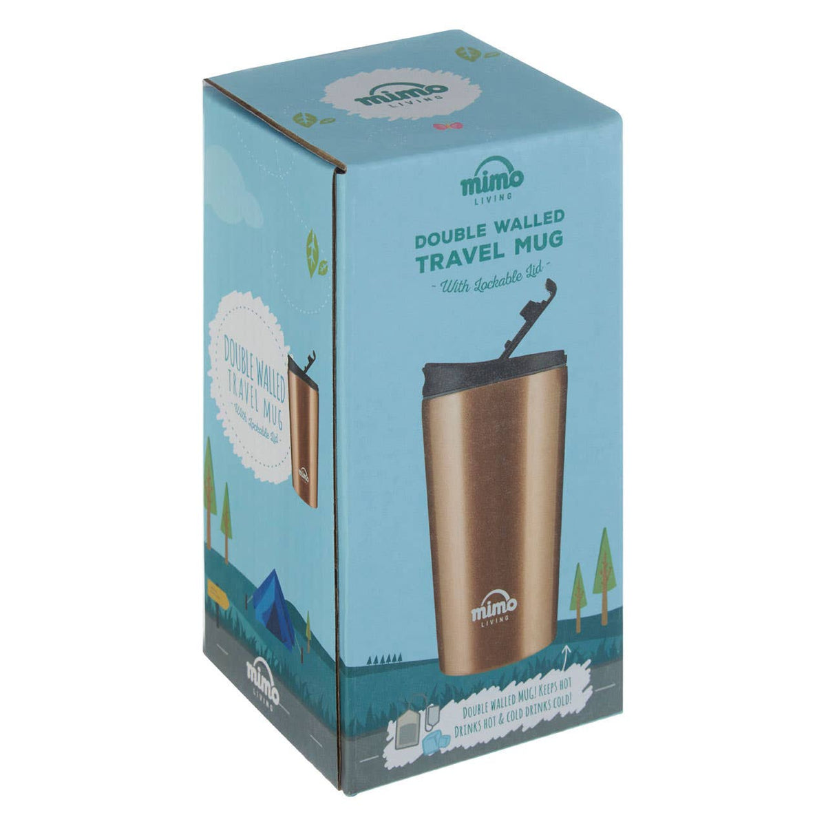 Mimo 250ml Gold And Black Mug