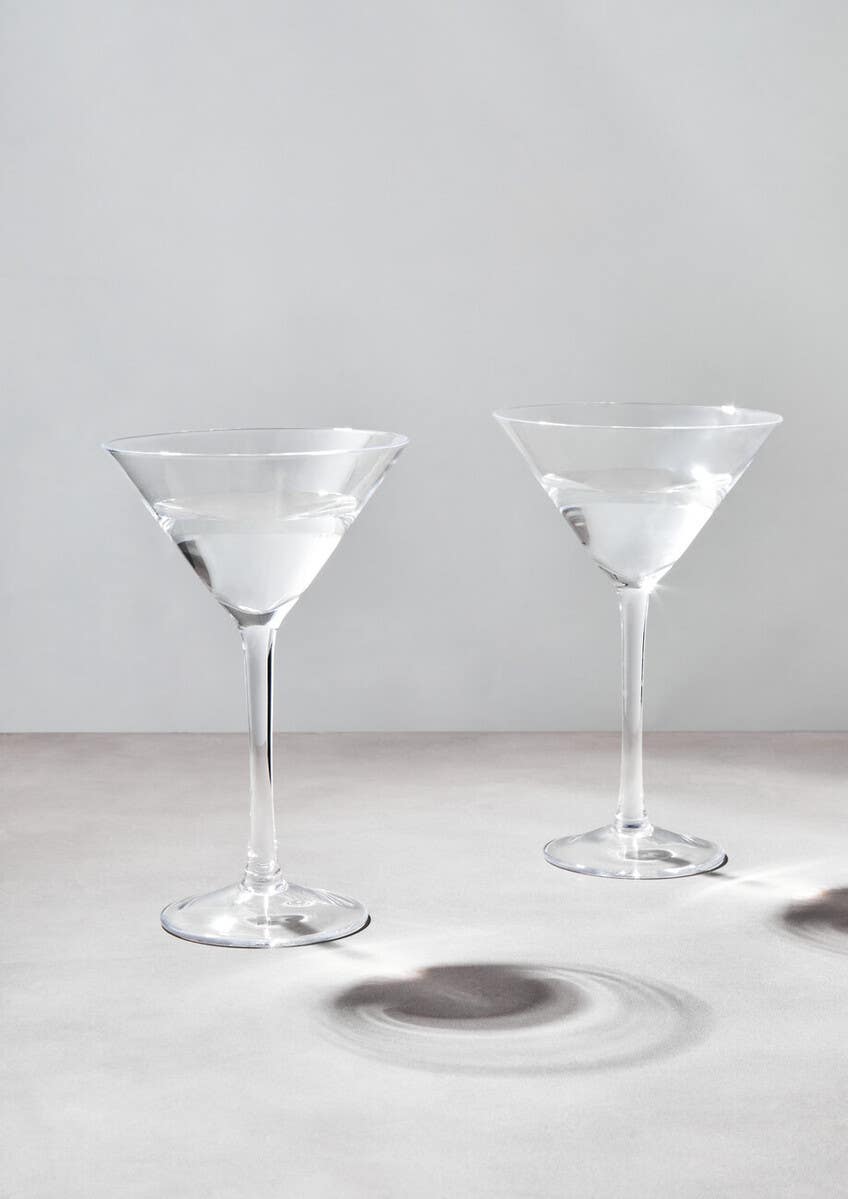 Mila Set Of 2 Martini Glasses