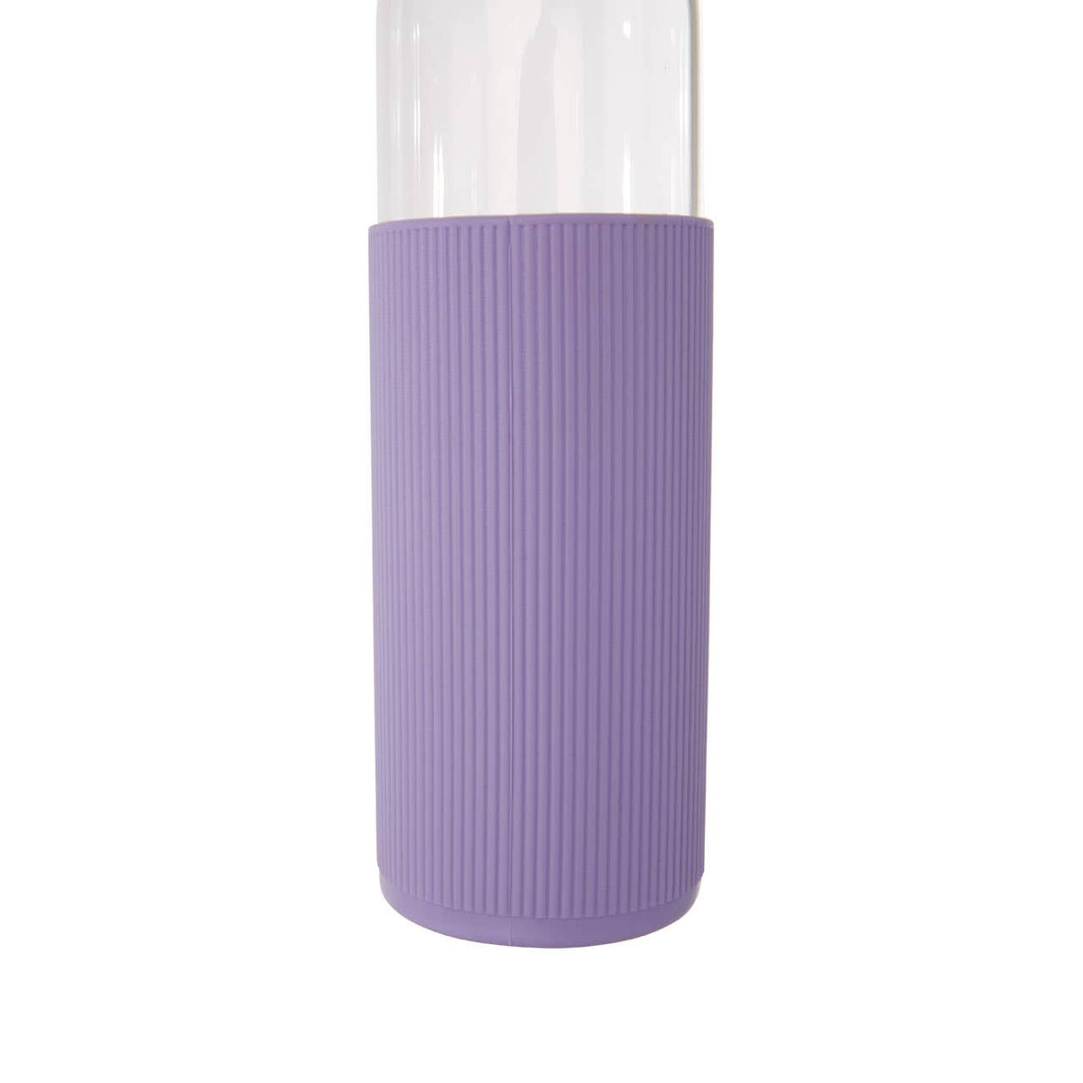 Mimo Glass Bottle With Purple Silicone Sleeve