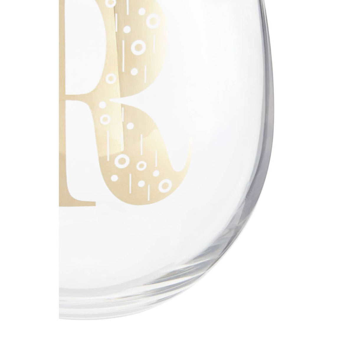 Claro Letter R Curved Tumbler