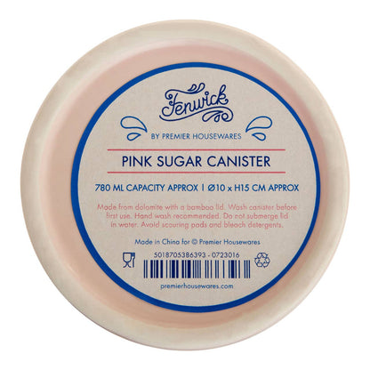 Fenwick Pink Sugar Canister