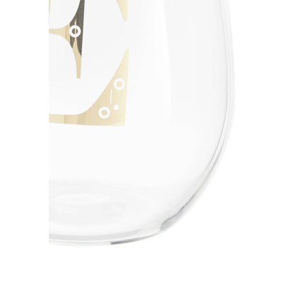 Claro Letter E  Curved Tumbler