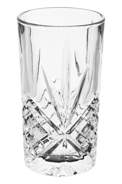 Beaufort Set of 4 Crystal High Ball Glasses