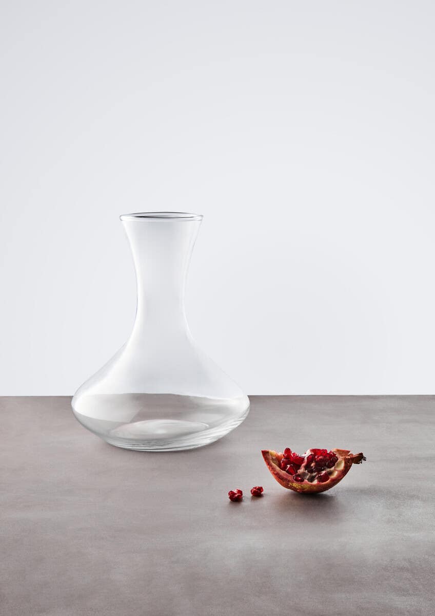 Ambra Clear Glass Decanter.